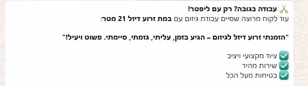 לקוחות ממליצים