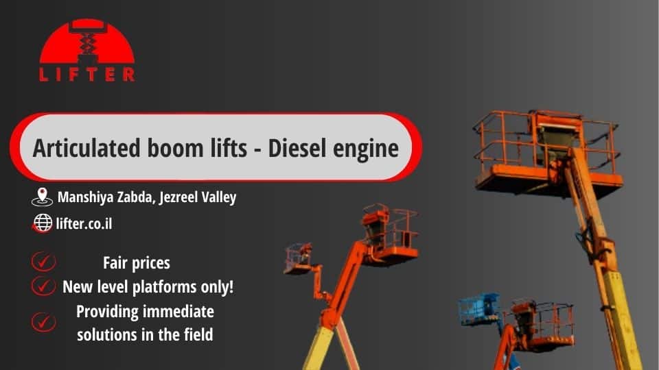 Articulated boom lifts - Diesel engine