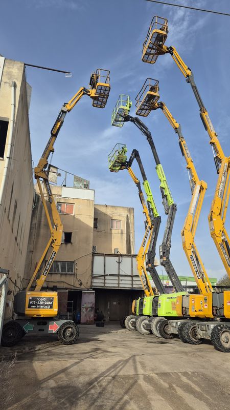 במות הרמה מפרקיות לעבודות חוץ
